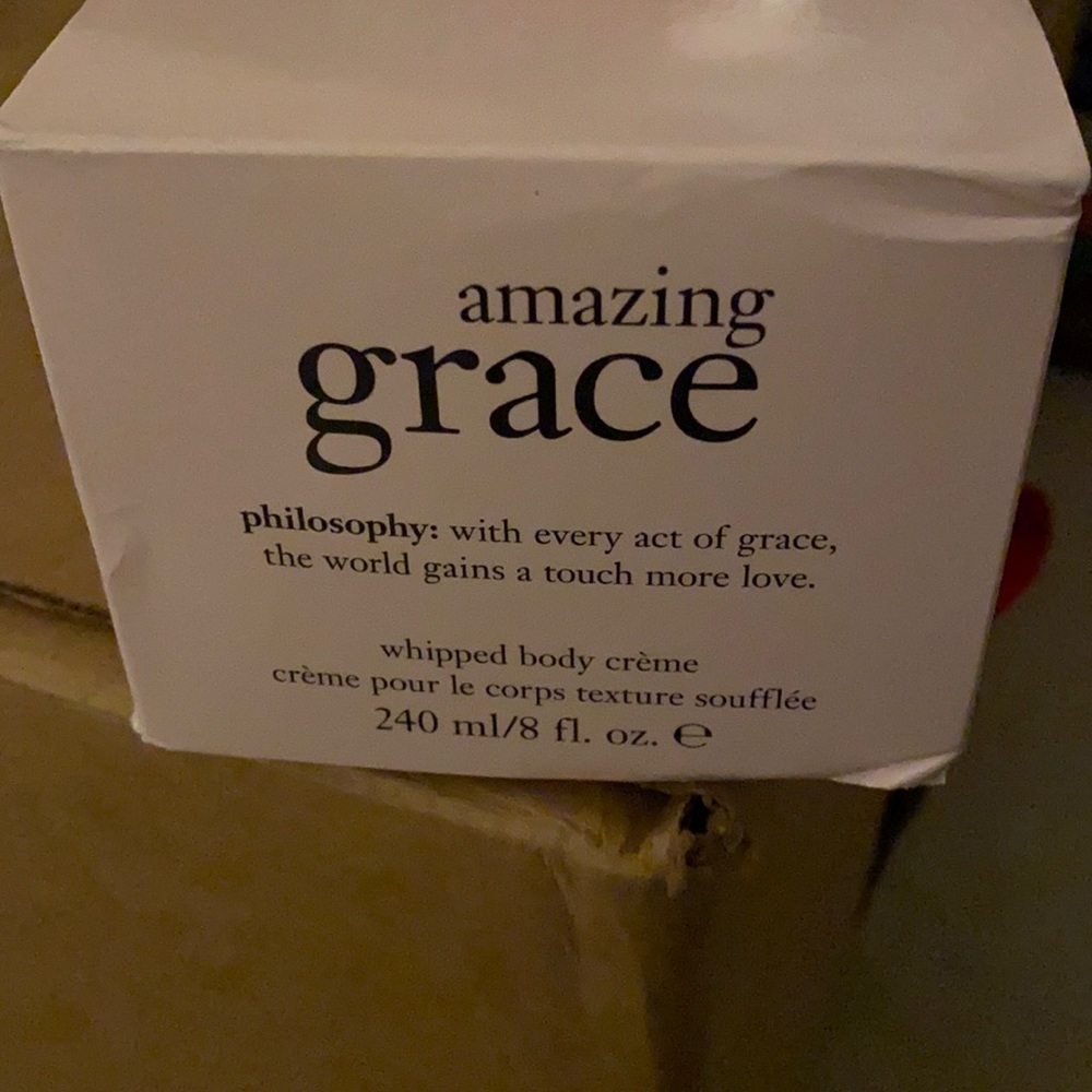 New - Philosophy amazing grace whipped body creme